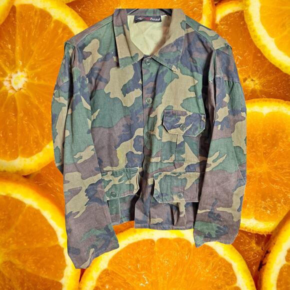 Redhead Men's‎ Green Camo Hunting Long Sleeve Button-Down Shirt Size L - Picture 1 of 7